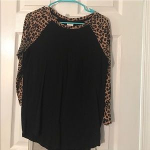 Victoria's Secret pink leopard top